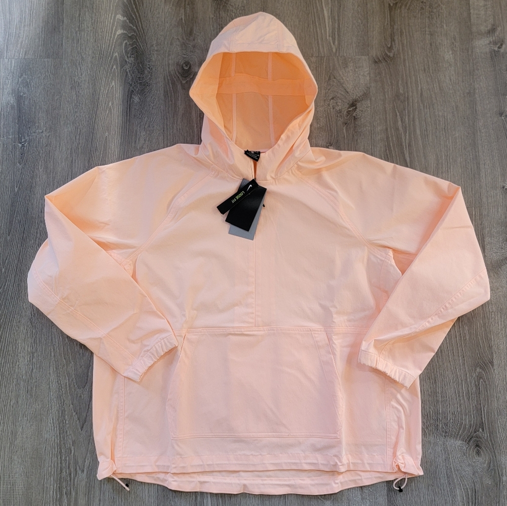 BRAND NEW Nike Golf Repel Anorak 1/2 Zip Packable Jacket Women's Size XL